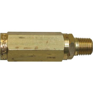 GP 100647 High Pressure Nozzle Filter, Brass 1/4" FPT inlet x 1/4" MPT outlet