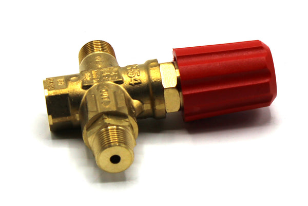 Mecline VR54-150 Adjustable Unloader Valve - Max 2,175 PSI, Black Knob