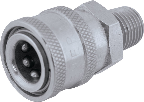 MPT QUICK CONNECT SOCKET, Stainless Steel - Wash Depot