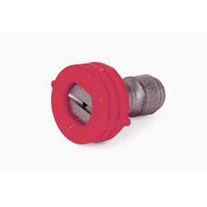SPRAYING SYSTEMS CO. 0 DEG STAINLESS STEEL RED NOZZLE