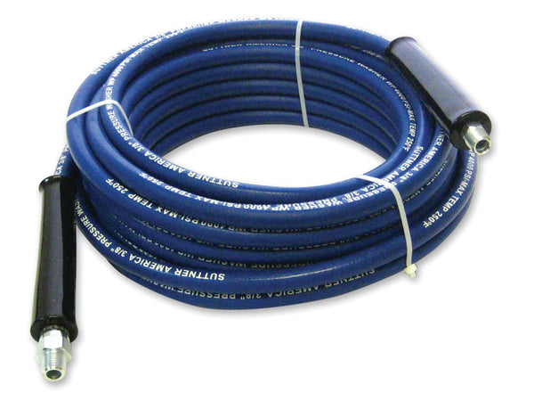 BLUE SMOOTH NON-MARKING PRESSURE WASHER HOSE, 1-WIRE, 3/8 ID
